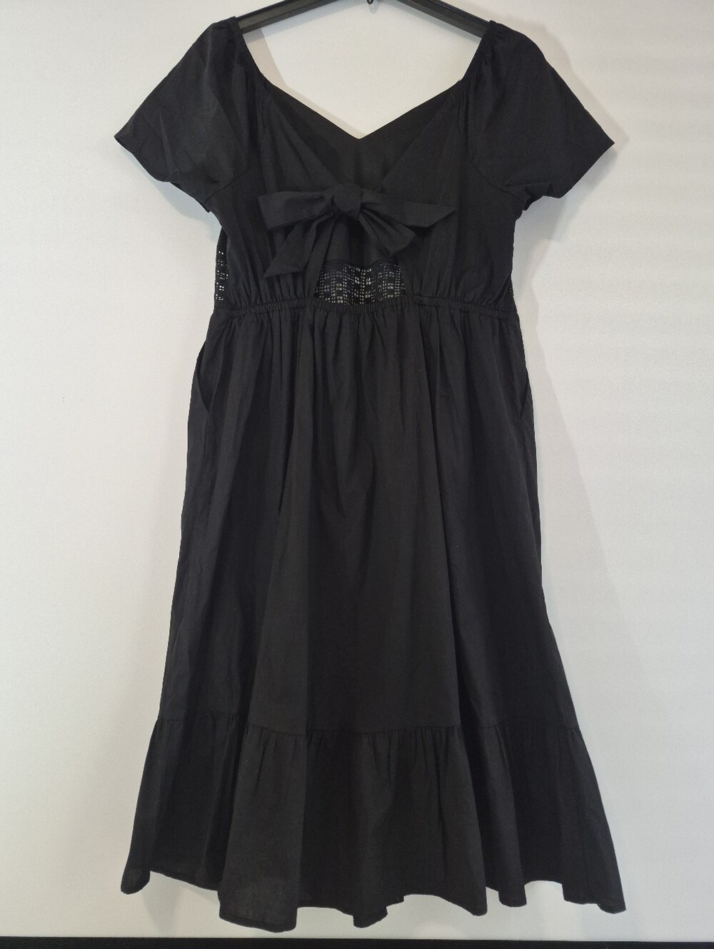 torrid Black Bow-Front Casual Sundress